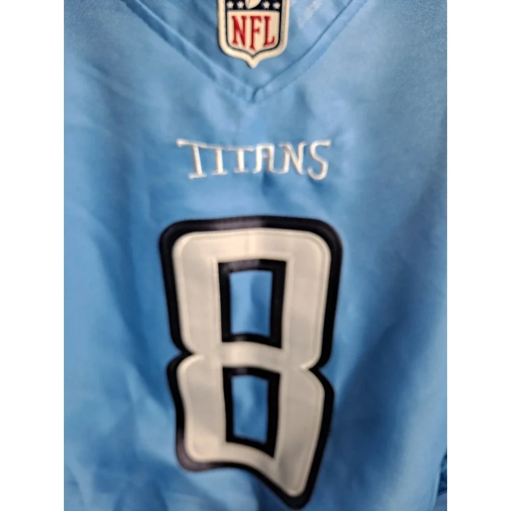 Nike NFL Tennessee Titans Mariota #8 Jersey Football Light Blue‎ Size 44